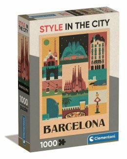 Clementoni Puzzle 1000 elementów Compact Barcelona
