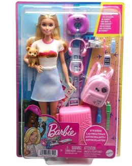 Mattel Lalka Barbie Malibu w podróży