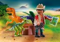 Playmobil Klocki Dinos 70108 Skrzyneczka Odkrywca dinozaurów