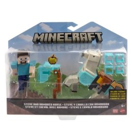 Mattel Figurka Minecraft Steve i koń