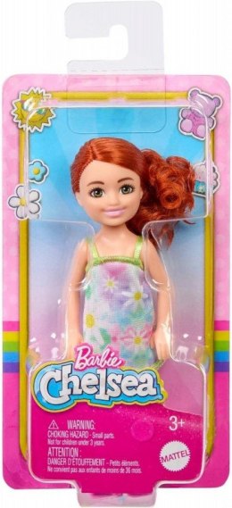 Mattel Lalka Barbie Chelsea pastelowa sukienka