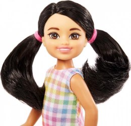 Mattel Lalka Barbie Chelsea sukienka w kratę