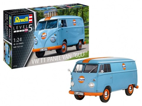 Revell Model plastikowy VW T1 Panel Van - Gulf Decoration 1/24