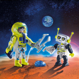 PLAYMOBIL SPACE Duo Pack Astronauta i Robot 9492