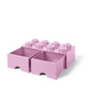 LEGO Pojemnik - szuflada 8 (j.różowa)