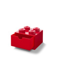 LEGO Pojemnik - szuflada 4 biurko (czerwona)