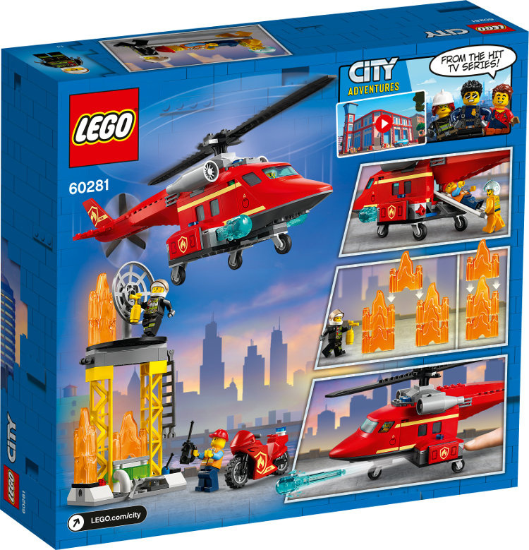 LEGO CITY Strażacki helikopter ratunkowy 60281