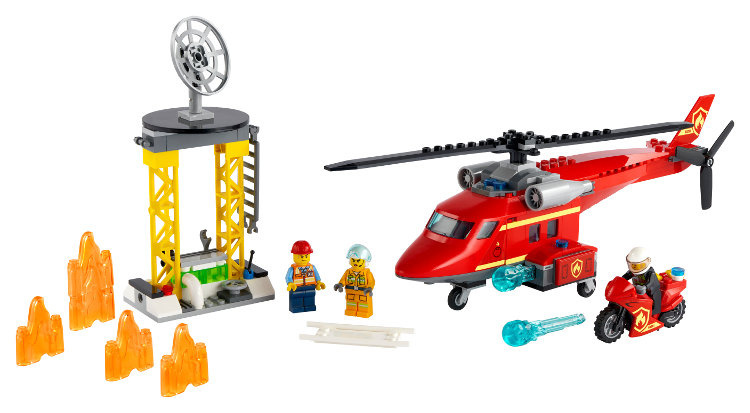 LEGO CITY Strażacki helikopter ratunkowy 60281