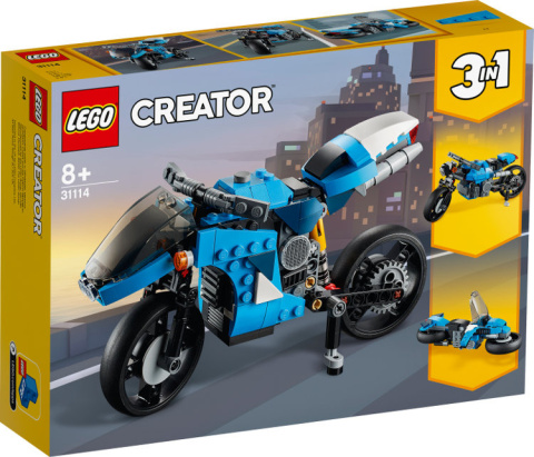 LEGO CREATOR 3w1 Supermotocykl 31114