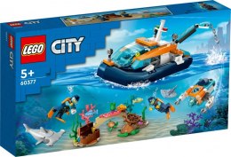 LEGO CITY Łódź do nurkowania badacza 60377