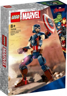 LEGO SUPER HEROES Figurka Kapitana Ameryki do zbudowania 76258
