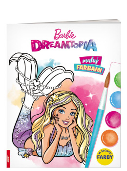 AMEET Książka Barbie Dreamtopia. Maluj farbami