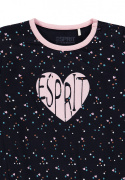Koszulka grafitowa z aplikacją w kształcie serca ESPRIT