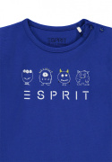 Koszulka niebieska z nadrukiem stworków ESPRIT