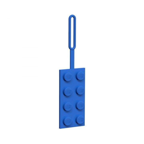 LEGO zawieszka do bagażu klocek niebieski 52001