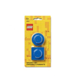 LEGO zestaw magnesów niebieskie