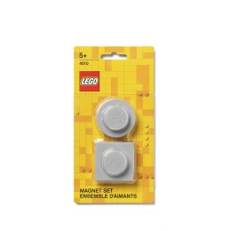 LEGO zestaw magnesów szare