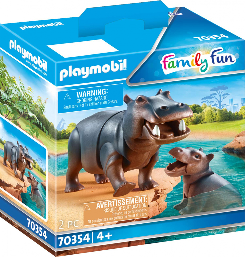 PLAYMOBIL FAMILY FUN Hipopotamy 70354