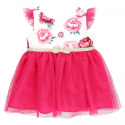 Sukienka tiulowa w kolorach różu 702155-3713 BOBOLI