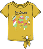 Bluzka ICE CREAM dla dziewczynki BOBOLI