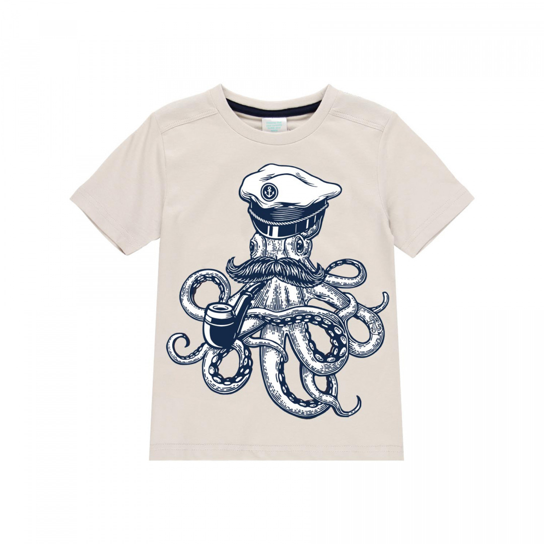 T-shirt OCTOPUS dla chłopca BOBOLI
