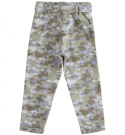 Spodnie w kolorze zielono-niebieskiego moro dla dziewczynki iDO 42562/00-6QC4