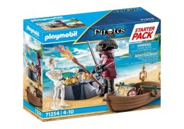 Playmobil Figurka Pirates 71254 Starter Pack Pirat z łodzią