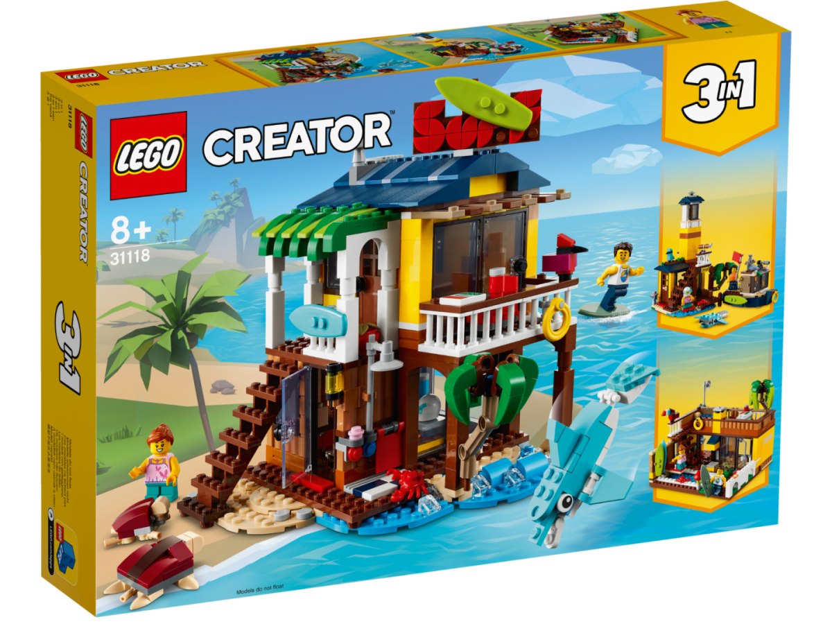 LEGO CREATOR 3w1 Domek surferów na plaży 31118