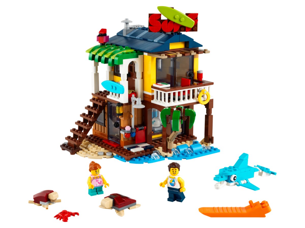 LEGO CREATOR 3w1 Domek surferów na plaży 31118