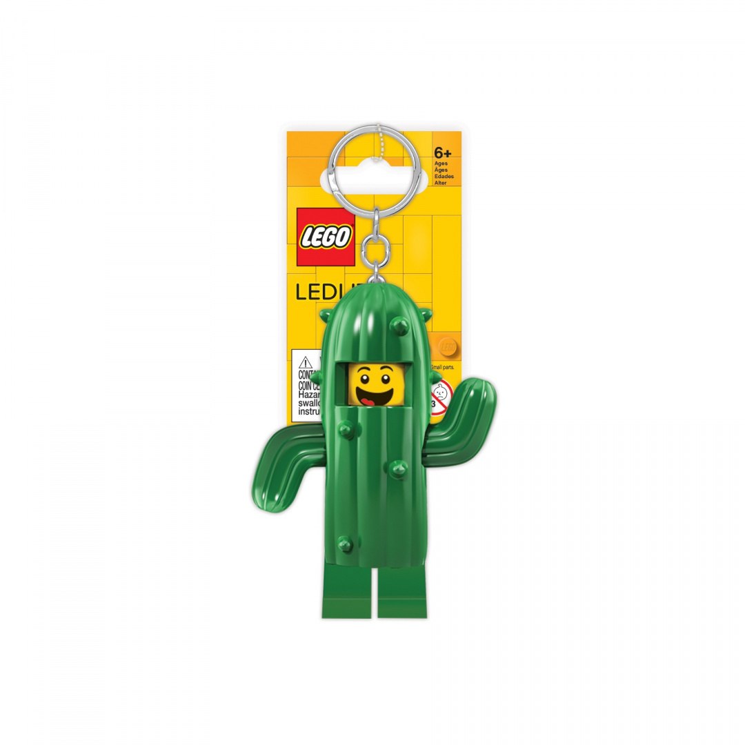 LEGO KAKTUS brelok do kluczy z latarką LGL-KE157