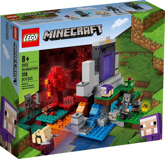 LEGO MINECRAFT Zniszczony portal 21172