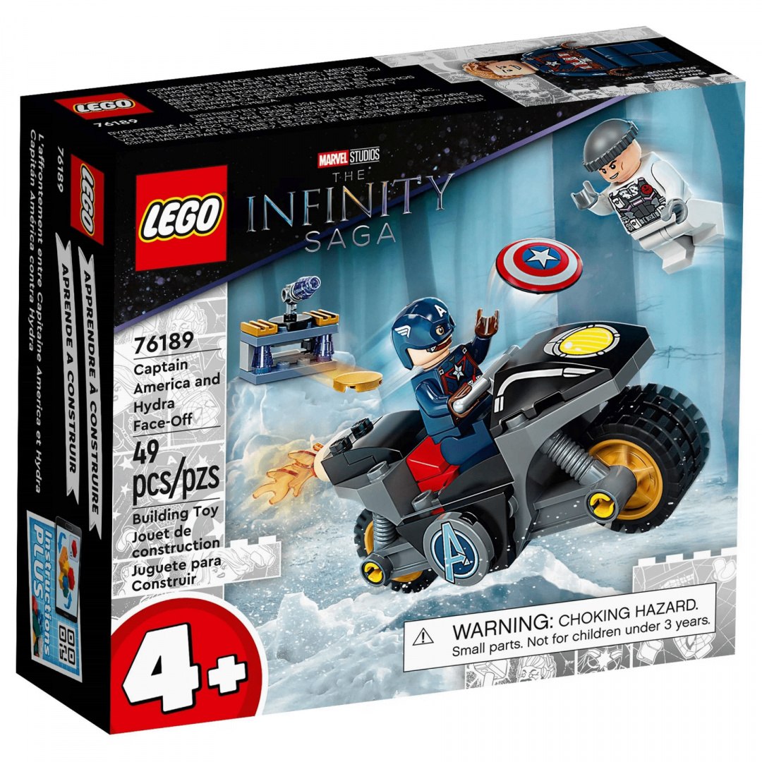 LEGO SUPER HEROES Kapitan Ameryka i pojedynek z Hydrą 76189