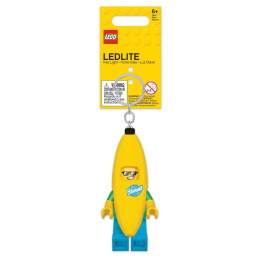 LEGO brelok do kluczy z latarką Iconic Banan