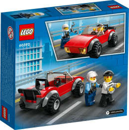 LEGO CITY Motocykl policyjny - pościg za samochodem 60392