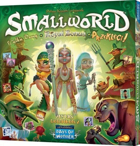 Rebel Gra Small World: Zestaw dodatków 2 - Wielkie damy + Royal Bonus + Przeklęci!