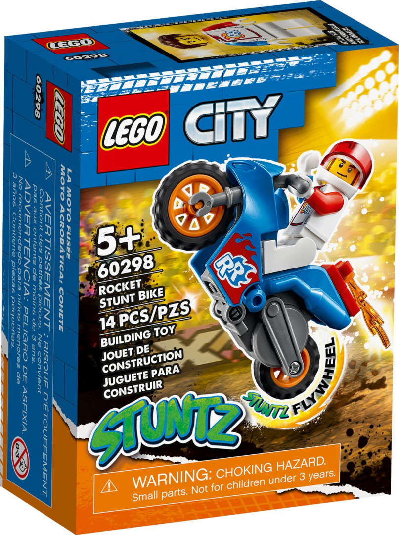 LEGO CITY Rakietowy motocykl kaskaderski 60298