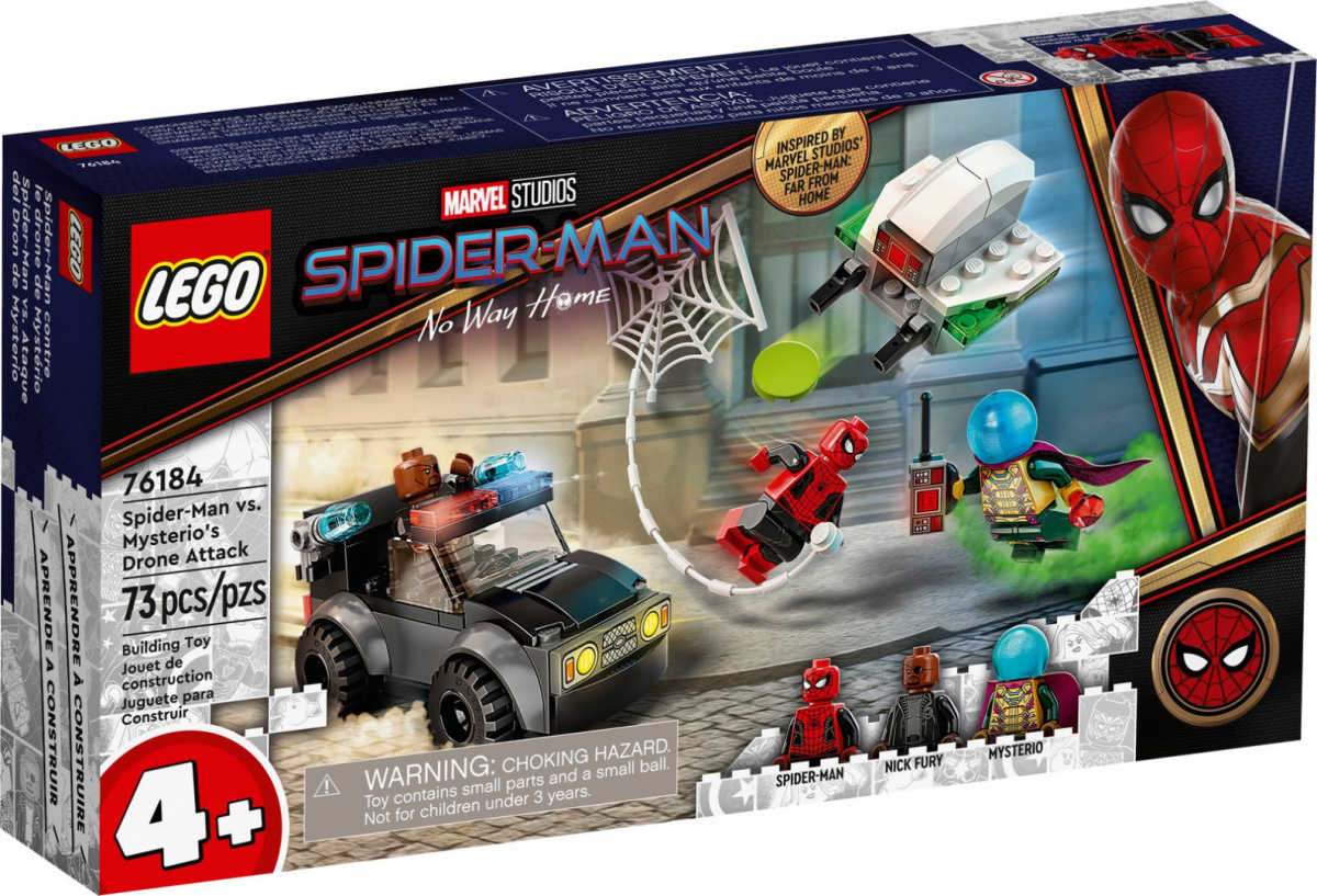 LEGO MARVEL Spider-Man kontra Mysterio i jego dron 76184