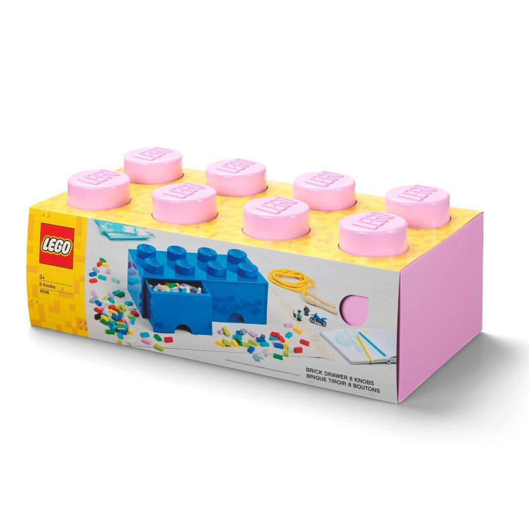 LEGO Pojemnik - szuflada 8 (j.różowa)