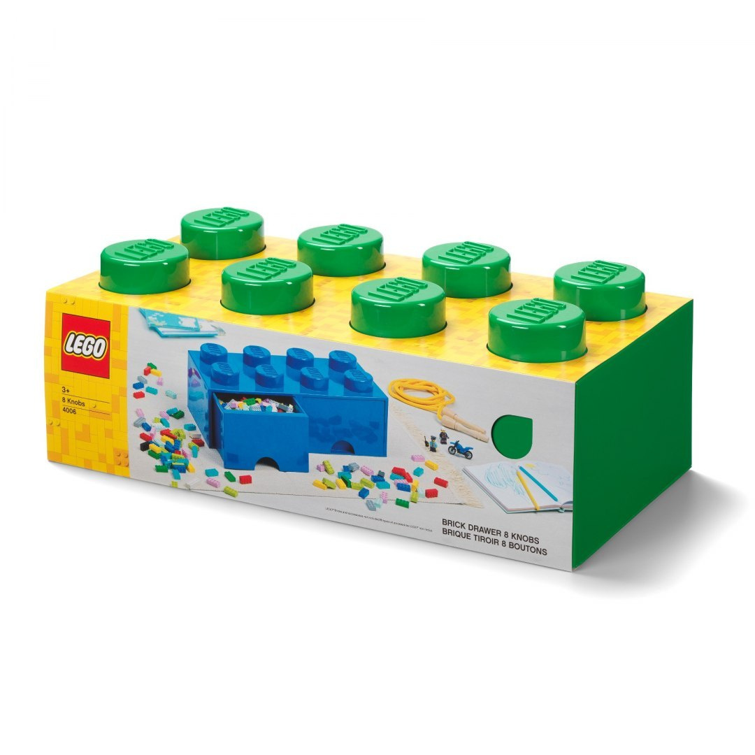 LEGO Pojemnik - szuflada 8 (zielona)