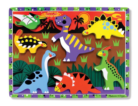 MELISSA&DOUG Puzzle drewniane Dinozaury 13747