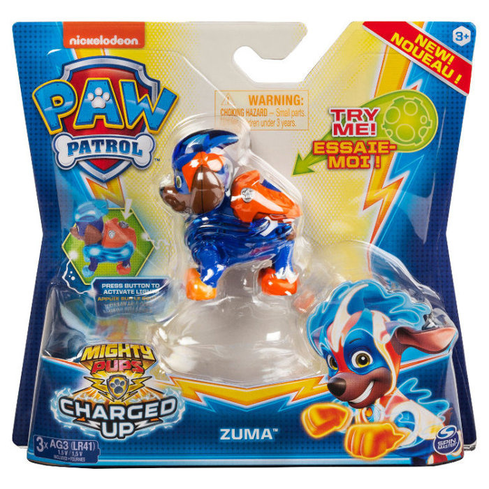 SPIN MASTER Psi Patrol figurka ZUMA MIGHTY PUPS CHARGED UP 6055929