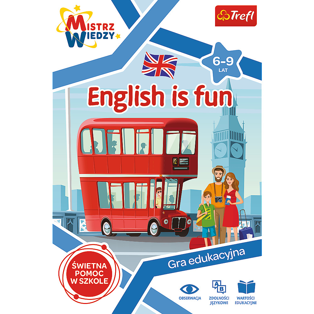 TREFL gra English is fun / MISTRZ WIEDZY 01954