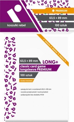 Rebel Koszulki 63.5x89 mm Classic Card Game Longsleeve Premium 100 sztuk