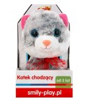 Smily Play Maskotka interaktywna Kotek chodzący szary